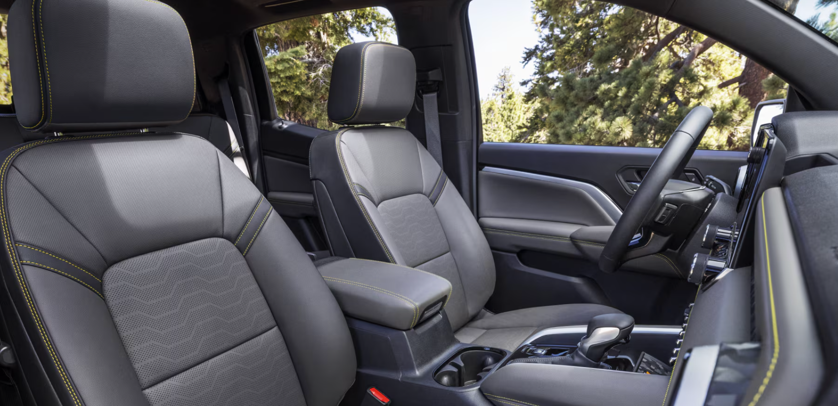 Interior of 2026 Chevrolet Colorado for sale near Dallas, TX