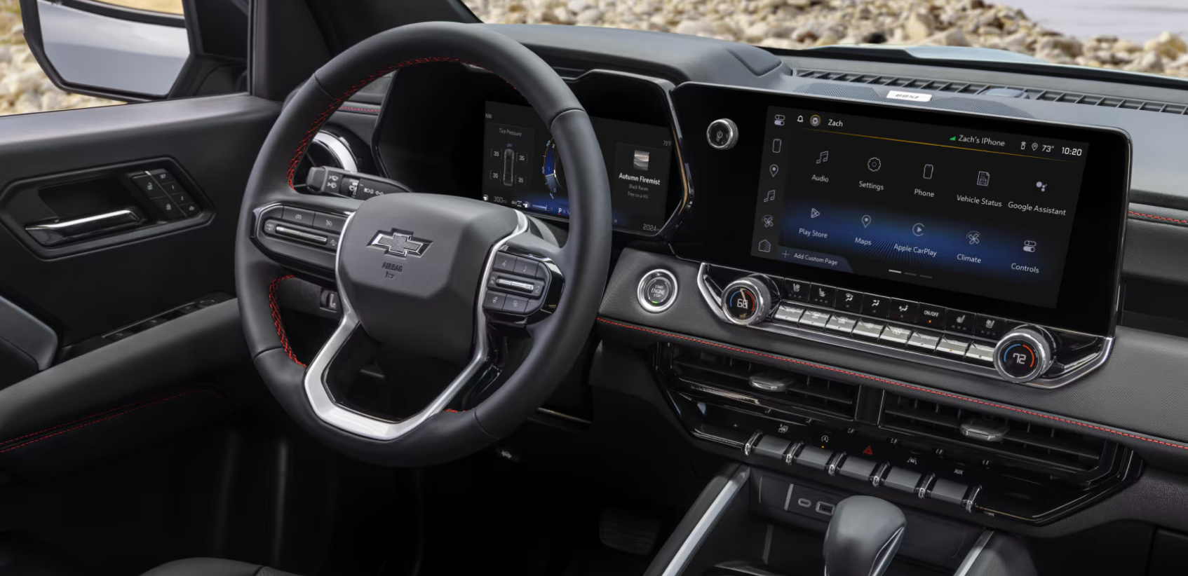 Touchscreen of 2026 Chevrolet Colorado for sale near Fort Worth, TX